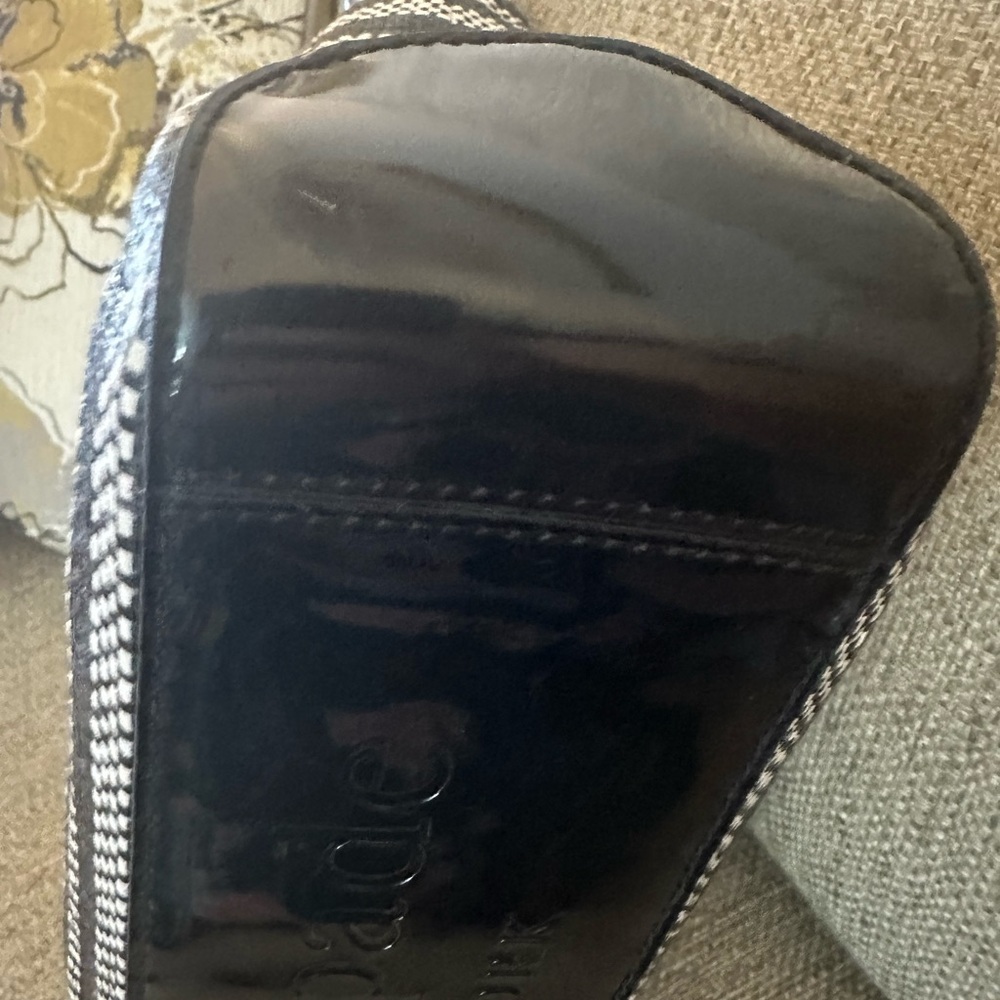 Kate Spade Black and White Striped Tote - Picture 6 of 15